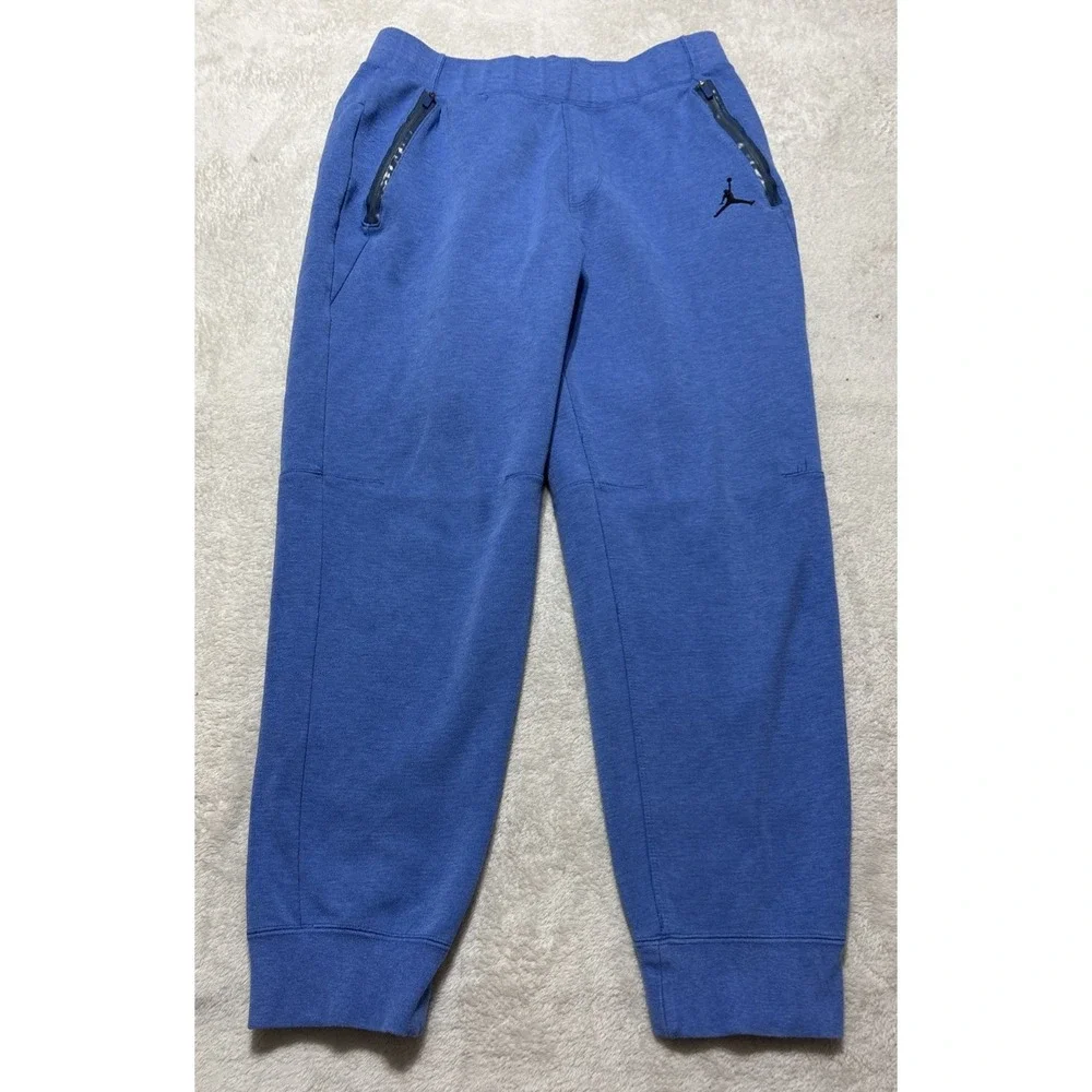 Nike Air Jordan Tech Fleece Joggers Mens Size XL Blue